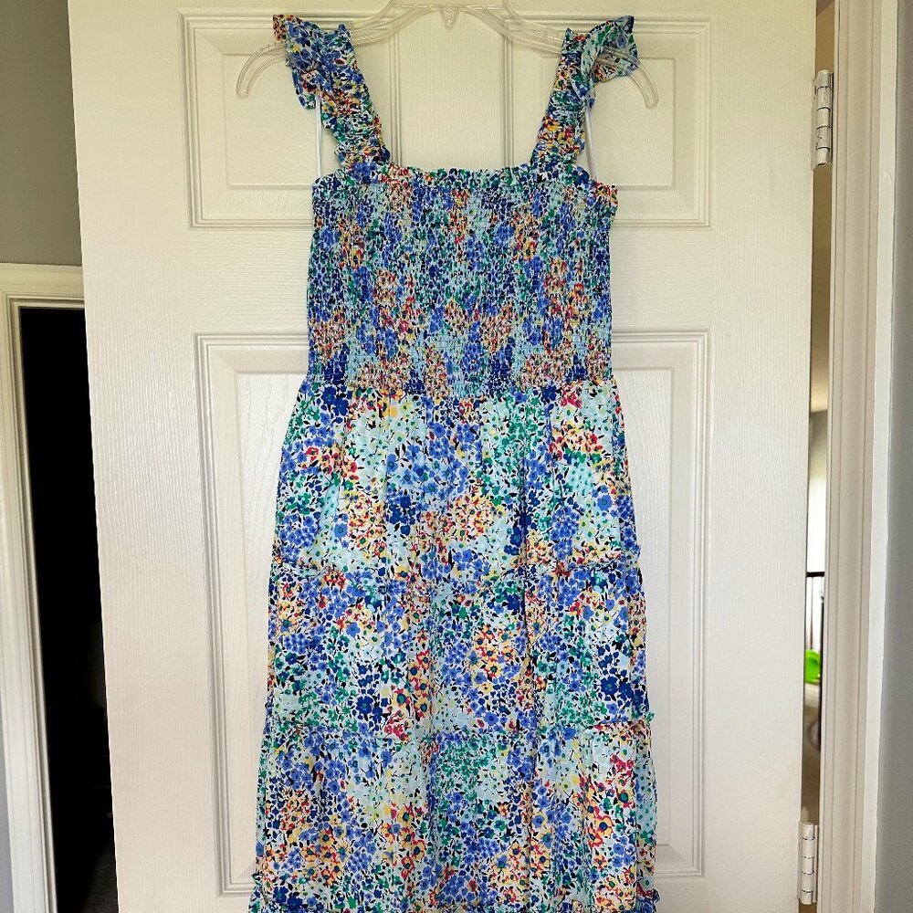 NEW! J. Crew Maxi Dress, XS, Flower Print